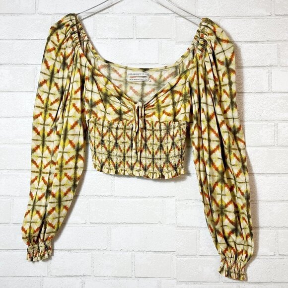 Urban Outfitters Old Soul Smocked Top Women's Size M - Picture 2 of 12